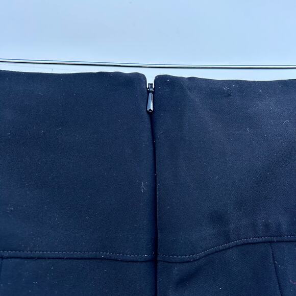 Veronica Beard Scuba Slim-Fit Pants Black Size 8 High-Rise Cropped Trousers - Picture 11 of 12